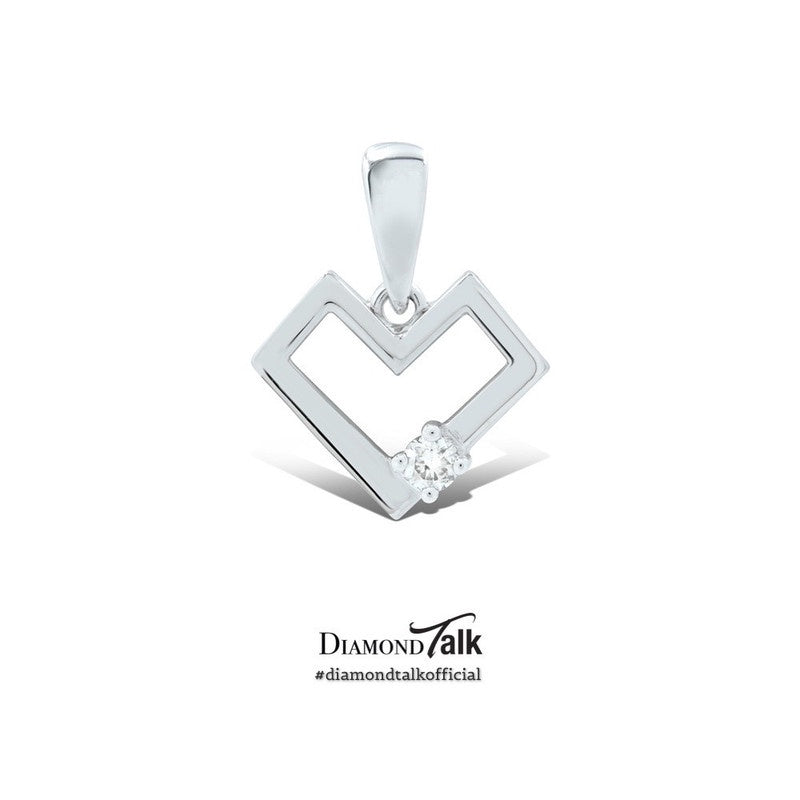 WAH CHAN DiamondTalk A Glint of Self-Love Diamond Pendant (PDT00029-A01)
