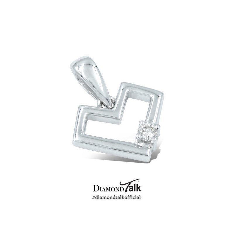 WAH CHAN DiamondTalk A Glint of Self-Love Diamond Pendant (PDT00029-A01)
