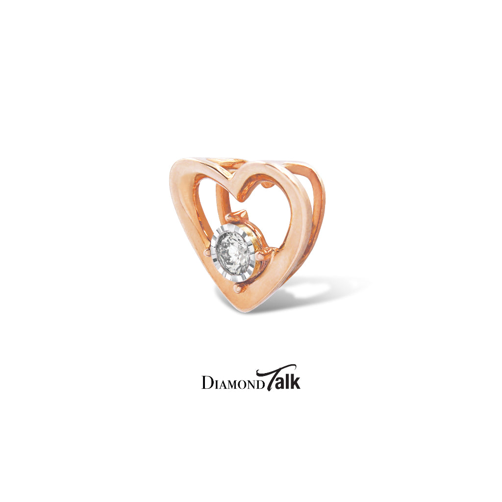 WAH CHAN DiamondTalk Diamond of My Heart Diamond Pendant (PDT00053-A01)