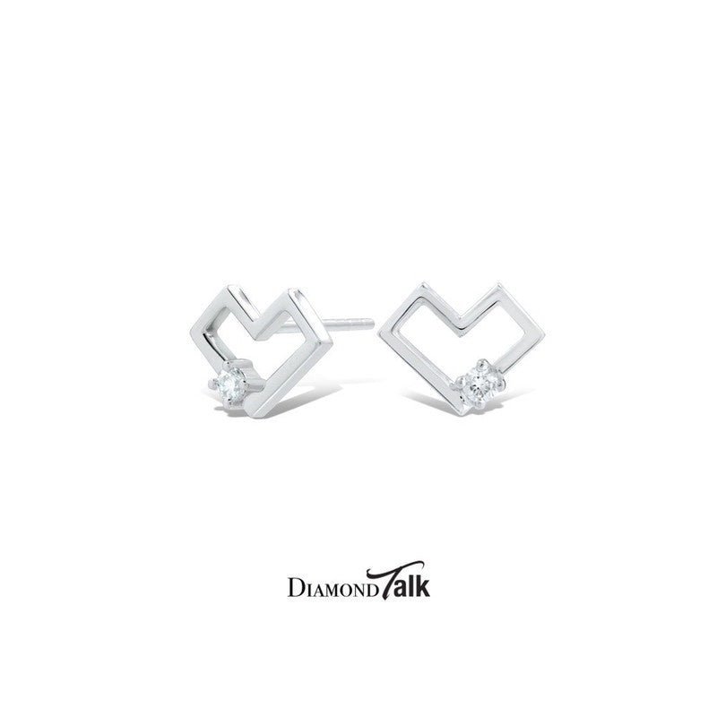 WAH CHAN DiamondTalk A Glint of Self-Love Diamond Earrings (EDT00003-A01)