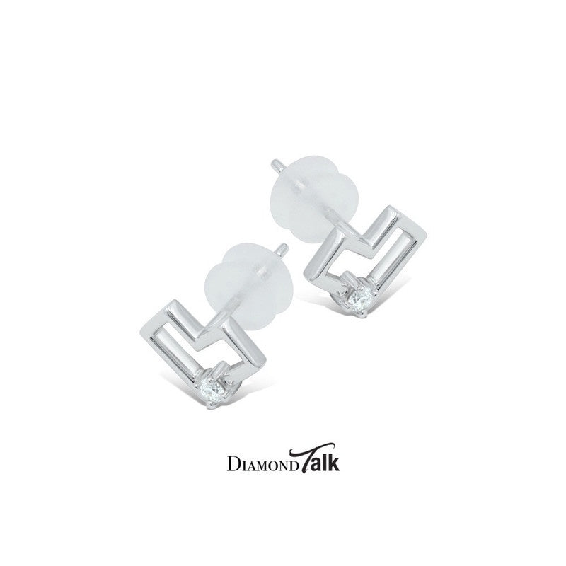 WAH CHAN DiamondTalk A Glint of Self-Love Diamond Earrings (EDT00003-A01)