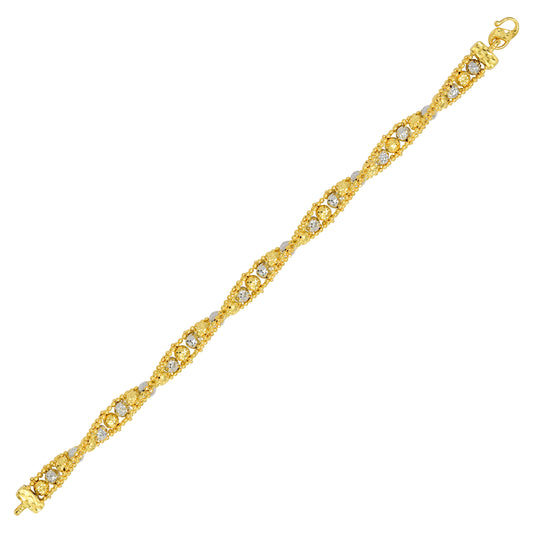 Raya Exclusive Bella Italia 916 Gold Bracelet WBB1004