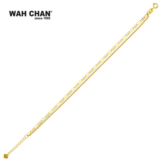 WAH CHAN 916 Gold Bracelet (OSB1126A)