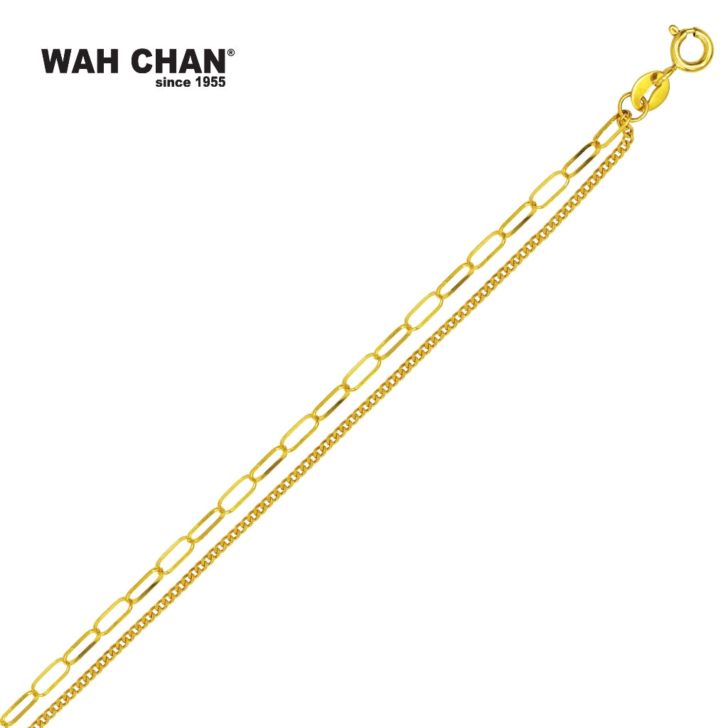 WAH CHAN 916 Gold Bracelet (OSB1126A)