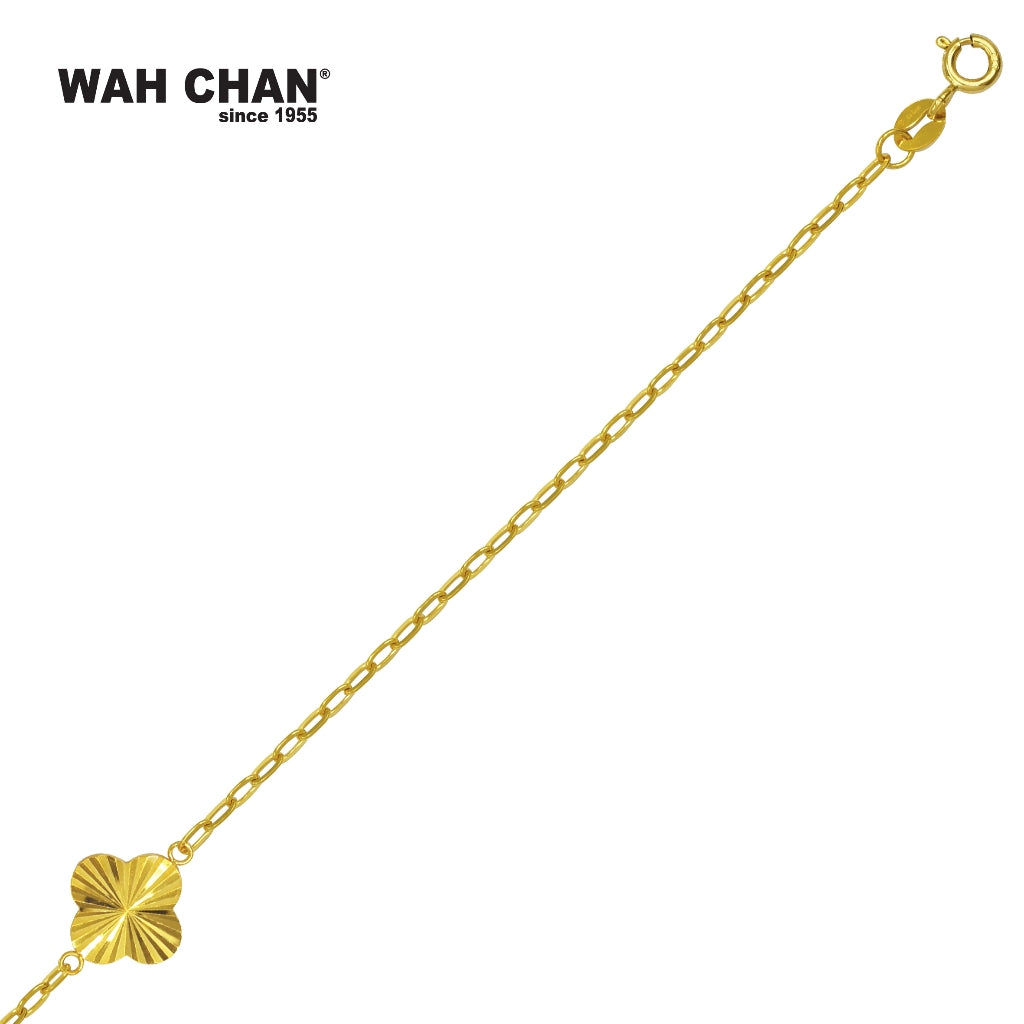 WAH CHAN 916 Gold Bracelet (OSB1128A)