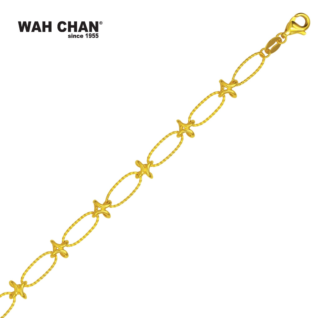 WAH CHAN 916 Gold Bracelet (OSB1129A)