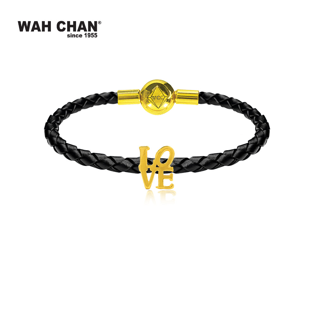 WAH CHAN 916 Gold Pendant/Charm - LOVE (OSP1252)