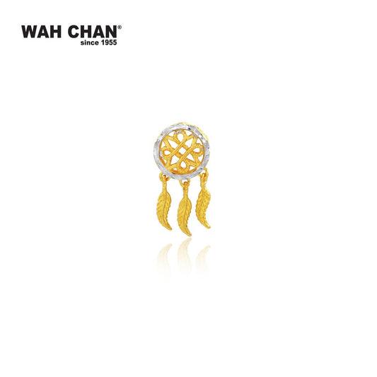 WAH CHAN 916 Gold Pendant  - Dreamcatcher (OSP1255)