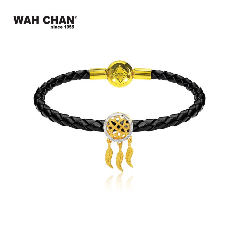 WAH CHAN 916 Gold Pendant  - Dreamcatcher (OSP1255)