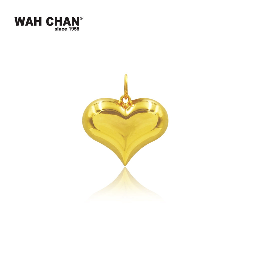 ［HOT SELLING VIRAL TIKTOK］WAH CHAN 916 Gold Pendant - Loket LOVE GEMUK (OSP1277)