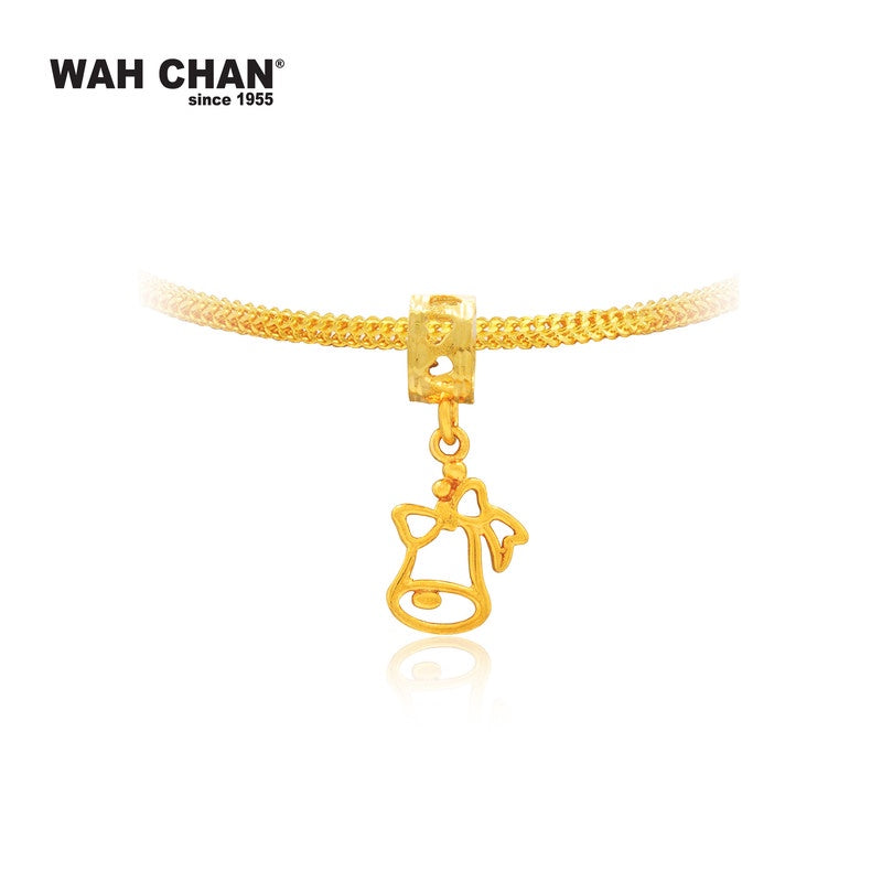 WAH CHAN 916 Gold Pendant - Christmas Bell (OSP1278)