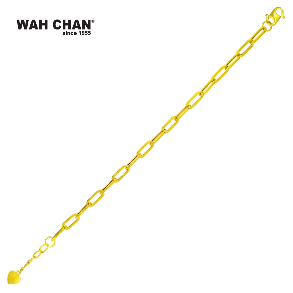 WAH CHAN 916 Gold Bracelet (OSB1130A)