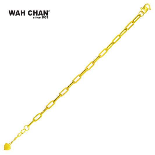 WAH CHAN 916 Gold Bracelet (OSB1130A)