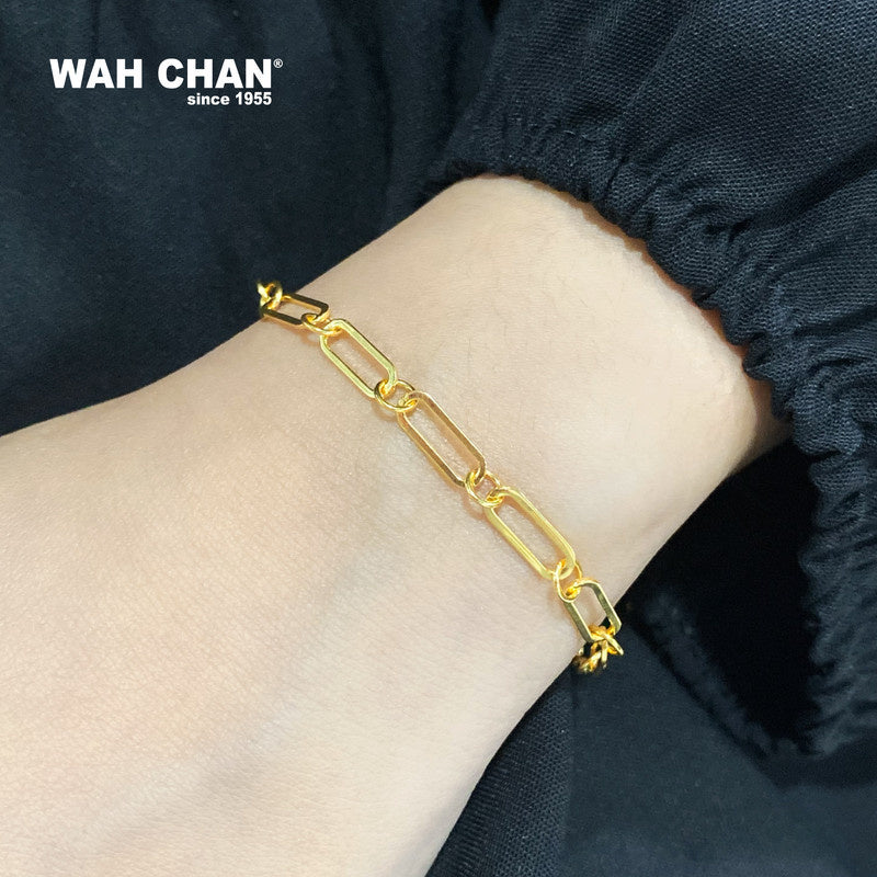 WAH CHAN 916 Gold Bracelet (OSB1097a)