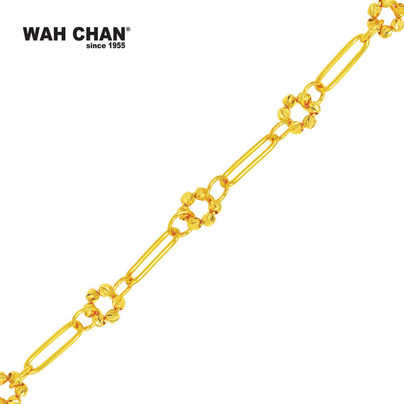 WAH CHAN 916 Gold Bracelet (OSB1091a)