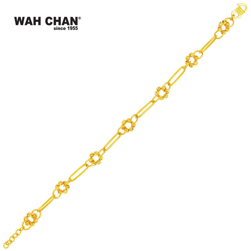 WAH CHAN 916 Gold Bracelet (OSB1091a)