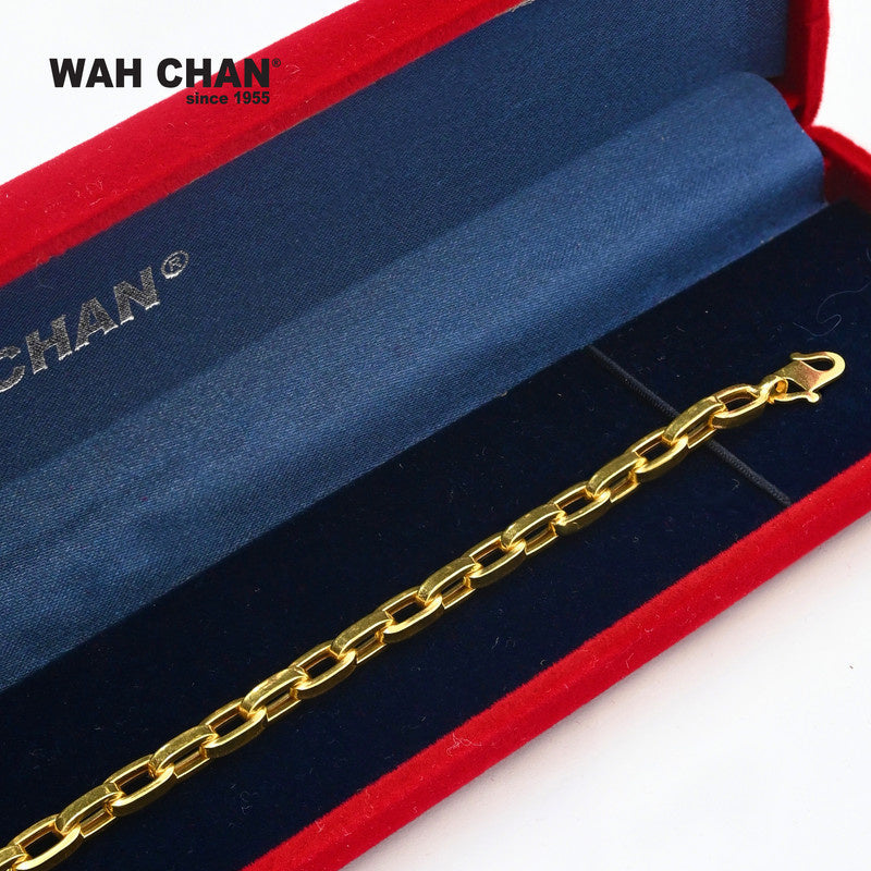 WAH CHAN 916 Gold Bracelet (OSB1100a)