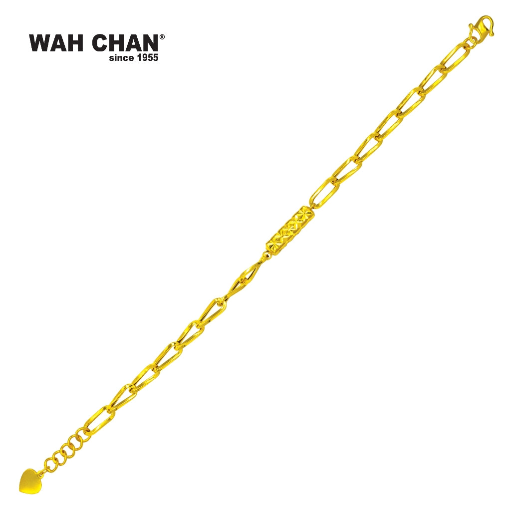 WAH CHAN 916 Gold Bracelet (OSB1133A)