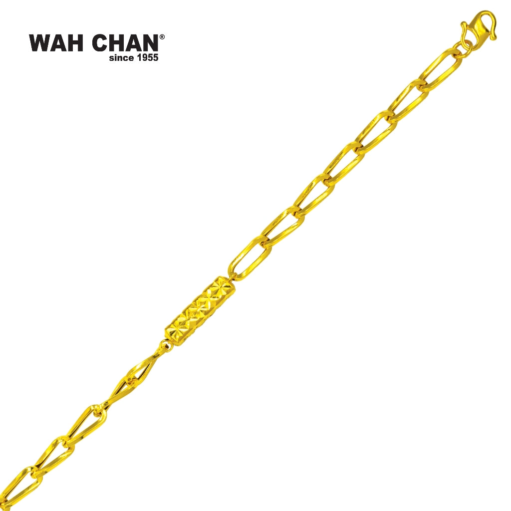 WAH CHAN 916 Gold Bracelet (OSB1133A)