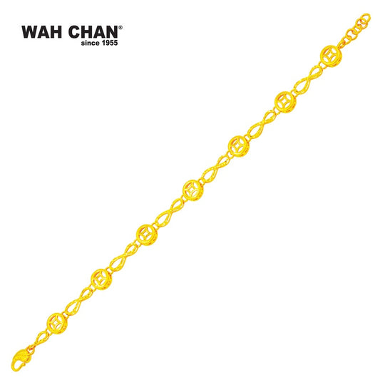 WAH CHAN 916 Gold Bracelet (OSB1058)