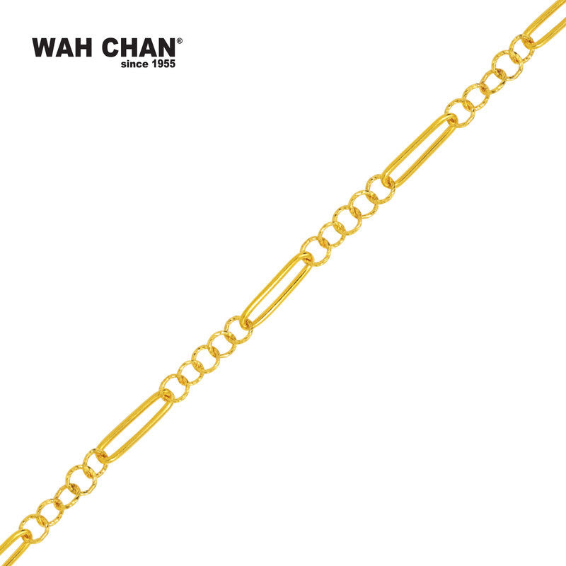 WAH CHAN 916 Gold Bracelet (OSB1092a)