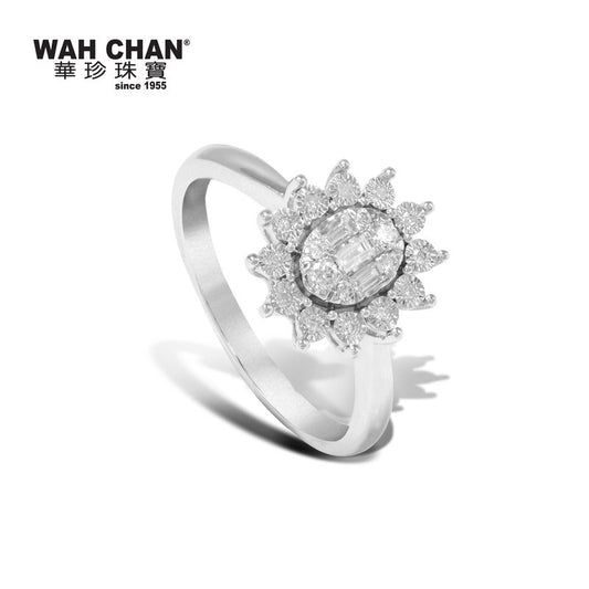 WAH CHAN White Gold Diamond Ring (RLK03250-A01)