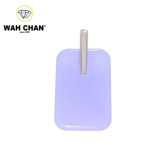 WAH CHAN Mother's Day White Gold Diamond Purple Jade Pendant (PJ02654-C04)