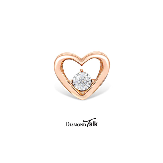 WAH CHAN DiamondTalk Diamond of My Heart Diamond Pendant (PDT00053-A01)
