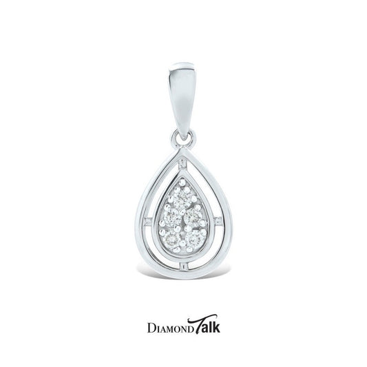 WAH CHAN DiamondTalk Drops of Glitter Diamond Pendant (PDT00019-A01)