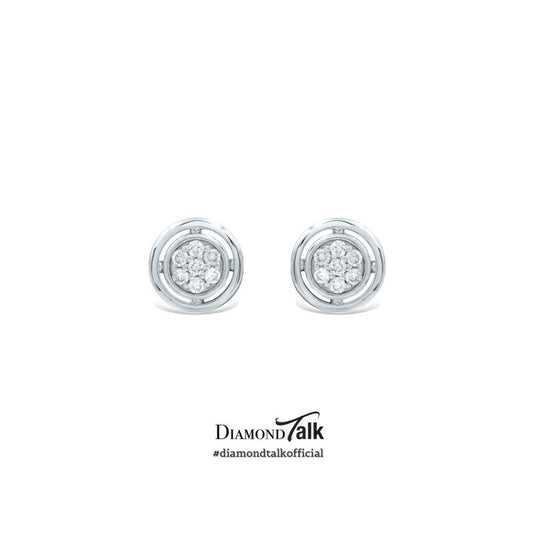 WAH CHAN DiamondTalk Wheel of Shimmers Diamond Earrings (EDT00008-A01)