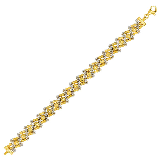 Raya Exclusive Bella Italia 916 Gold Bracelet WBB1005