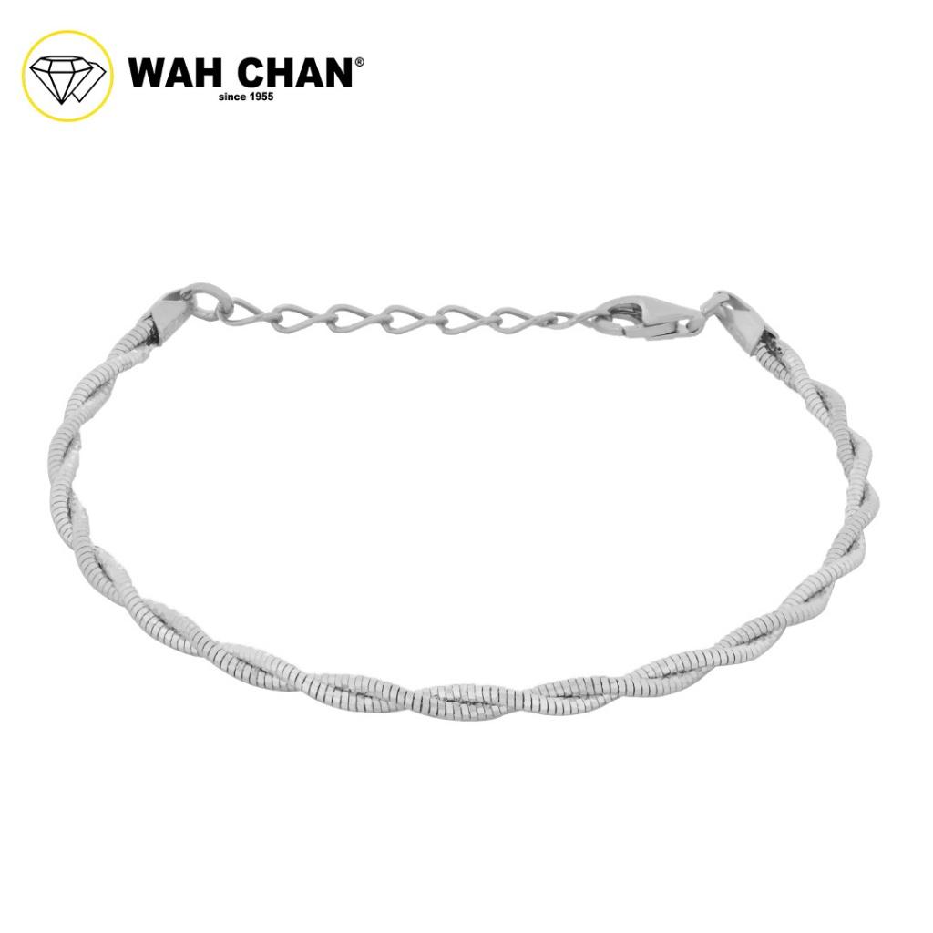WAH CHAN S925 ITALIAN Silver Bracelet - Double Twisted Rope NSBCM002 - Image 2