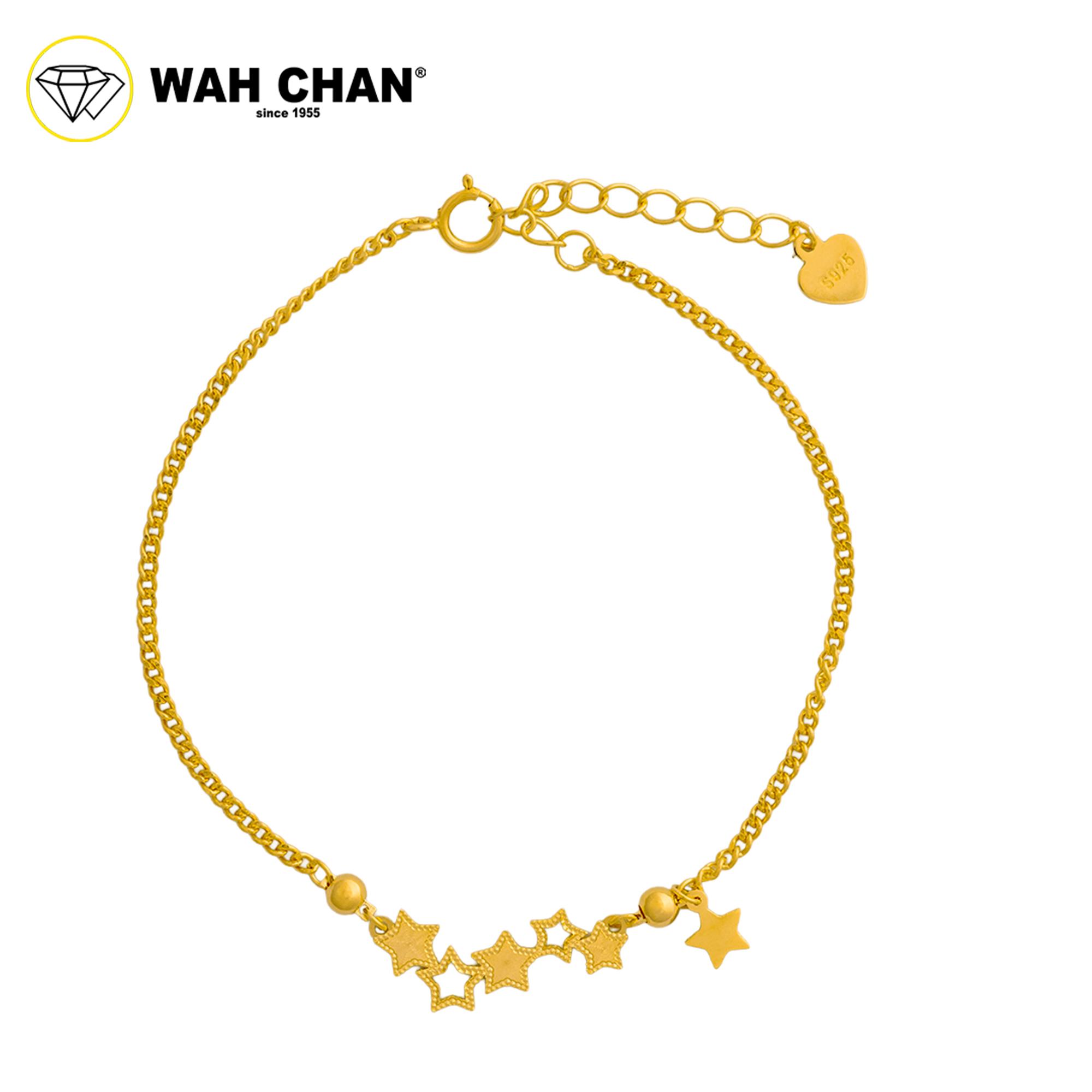 WAH CHAN S925 ITALIAN Silver Bracelet - Shining Stars NSBCO1011 - Image 2