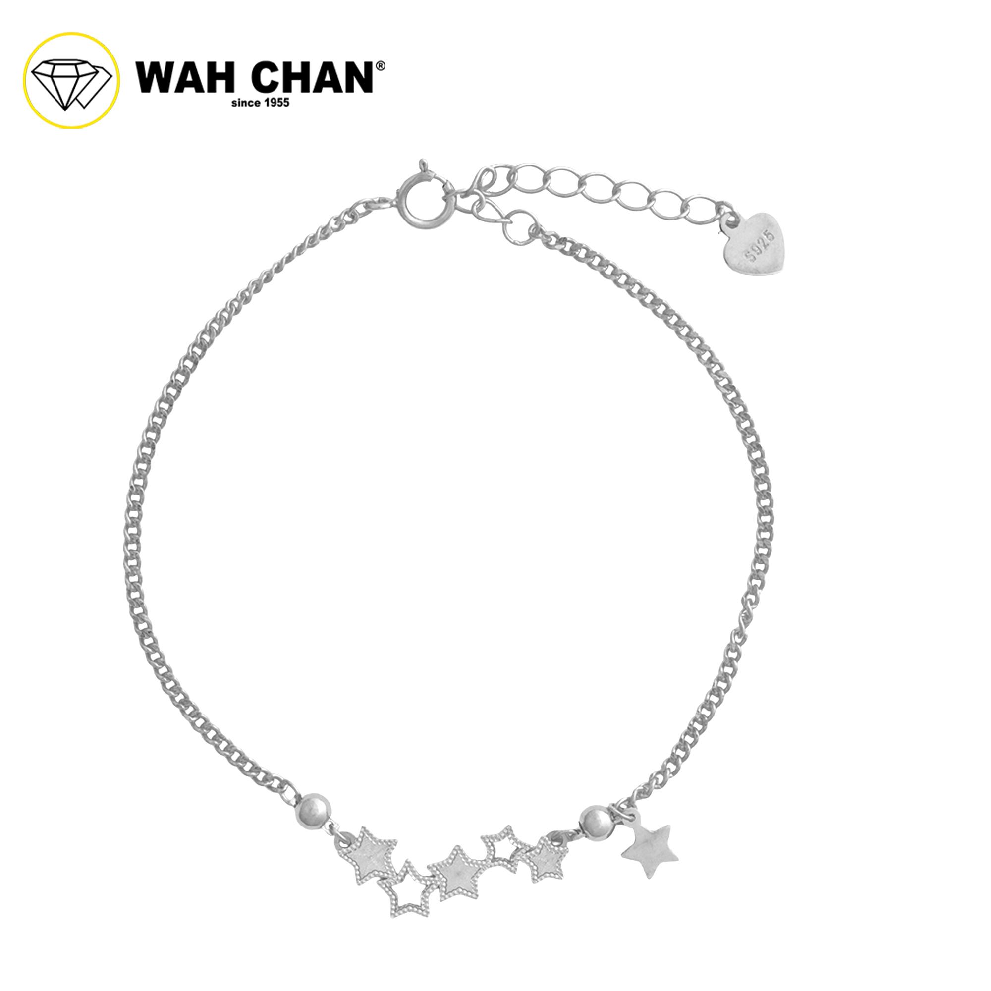 WAH CHAN S925 ITALIAN Silver Bracelet - Shining Stars NSBCO1011 - Image 3