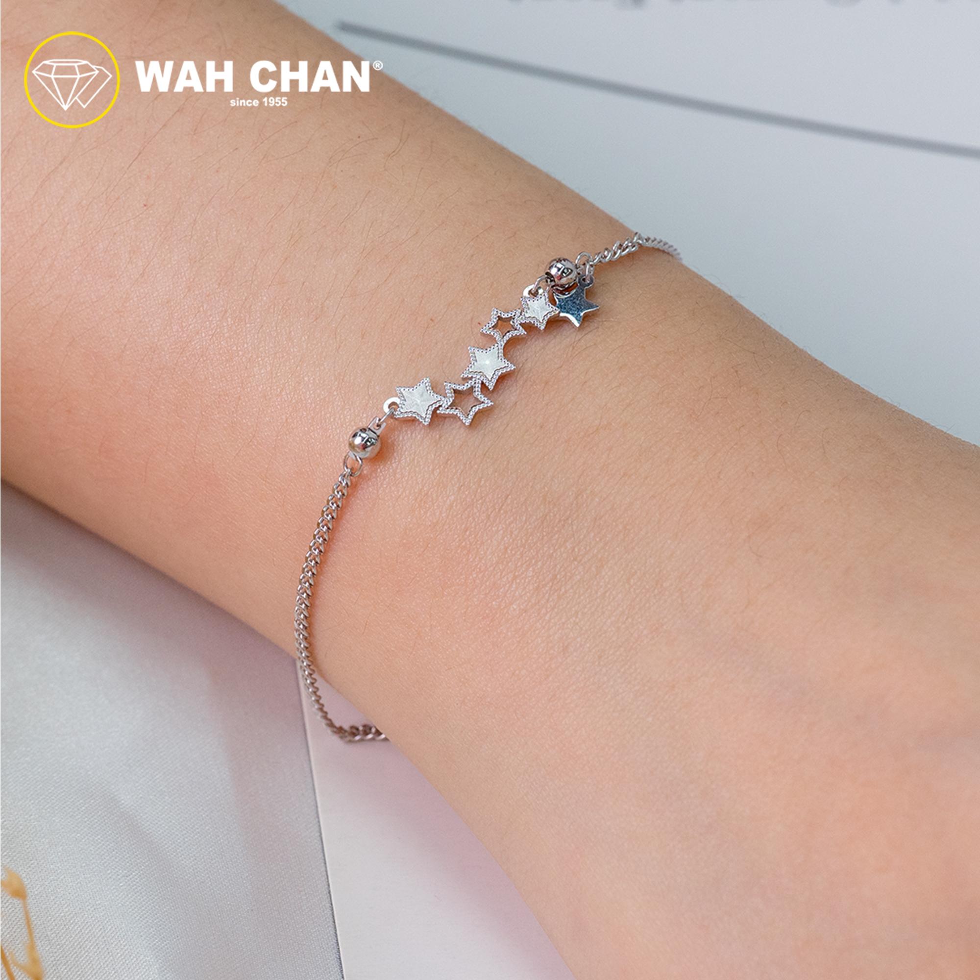 WAH CHAN S925 ITALIAN Silver Bracelet - Shining Stars NSBCO1011 - Image 5