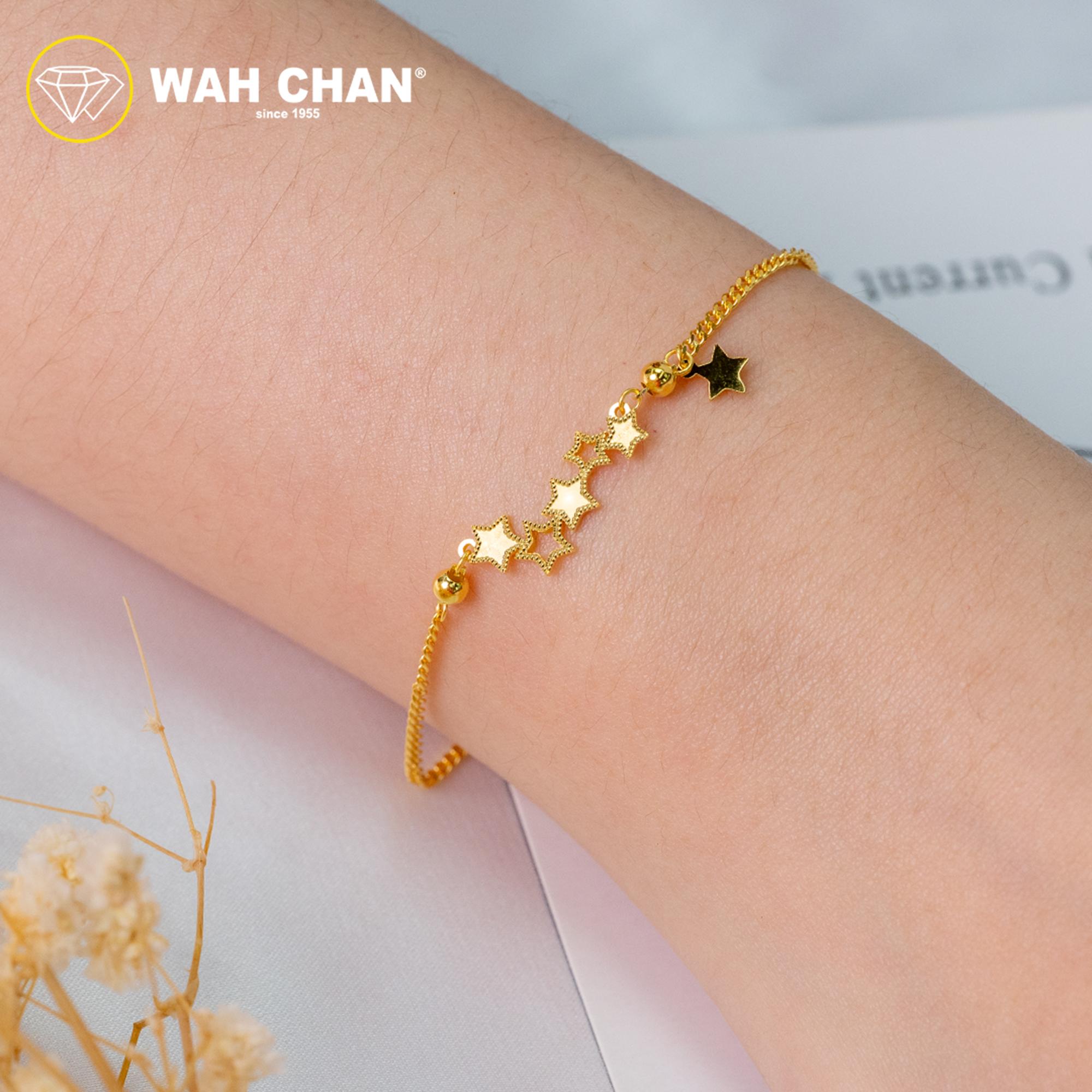 WAH CHAN S925 ITALIAN Silver Bracelet - Shining Stars NSBCO1011 - Image 6