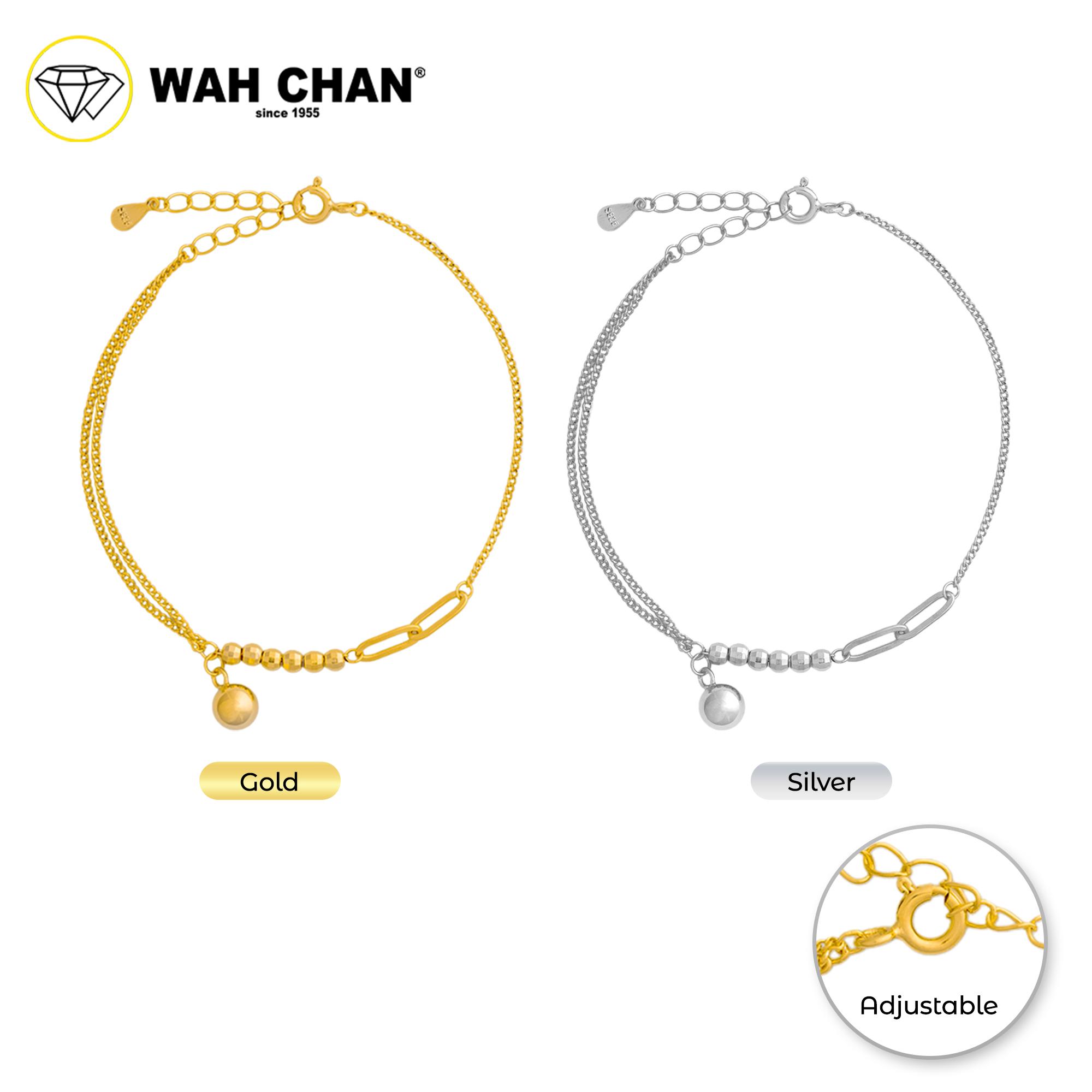 WAH CHAN S925 ITALIAN Silver Bracelet - Multi Spheres NSBCO1005