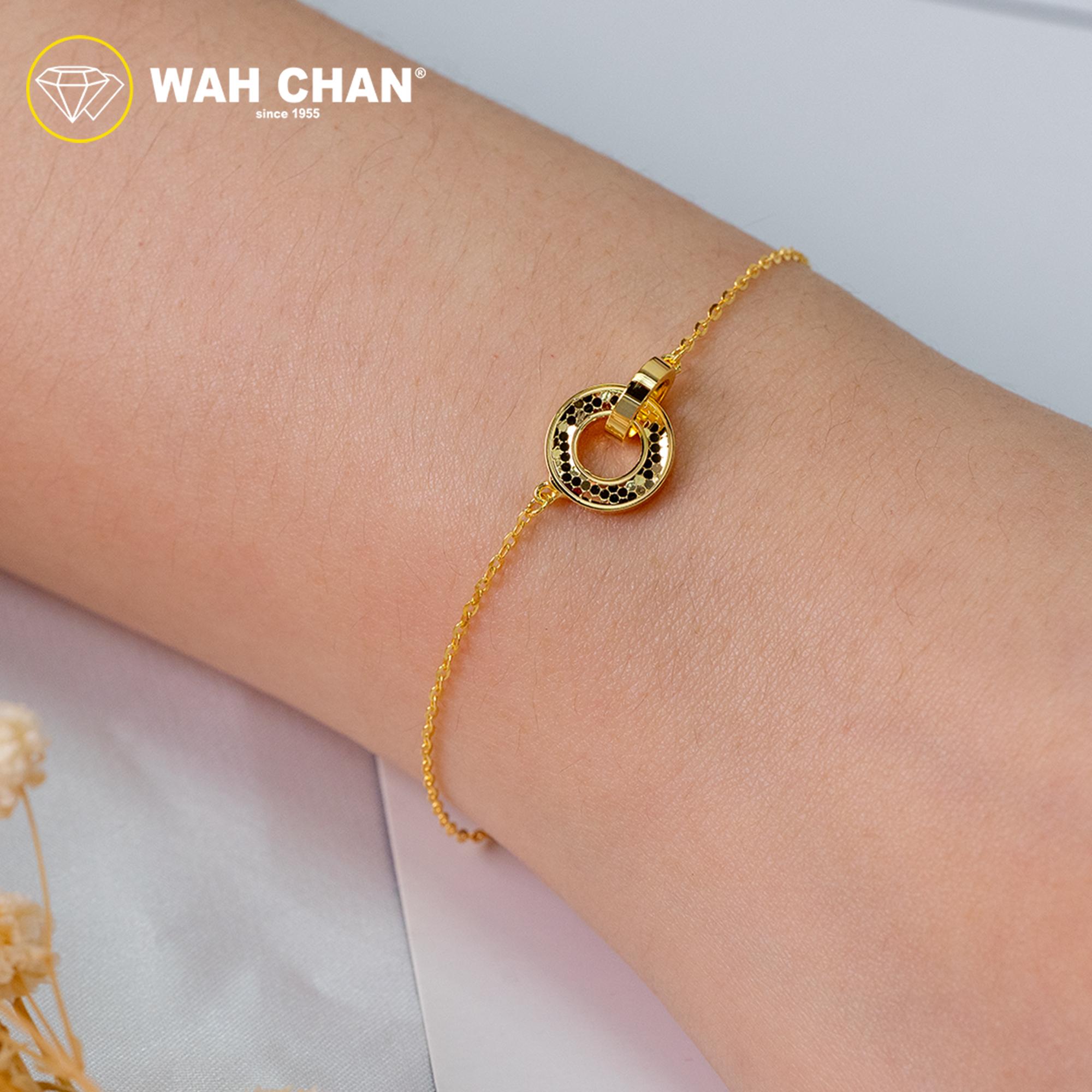 WAH CHAN S925 ITALIAN Silver Bracelet - Duo Ring NSBCO1006 - Image 6