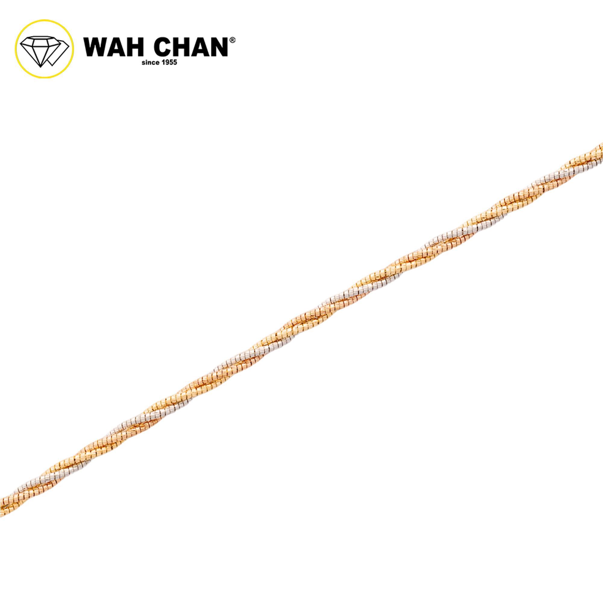WAH CHAN S925 ITALIAN Silver Bracelet - Twisting Rope NSBCM013-3CR - Image 2