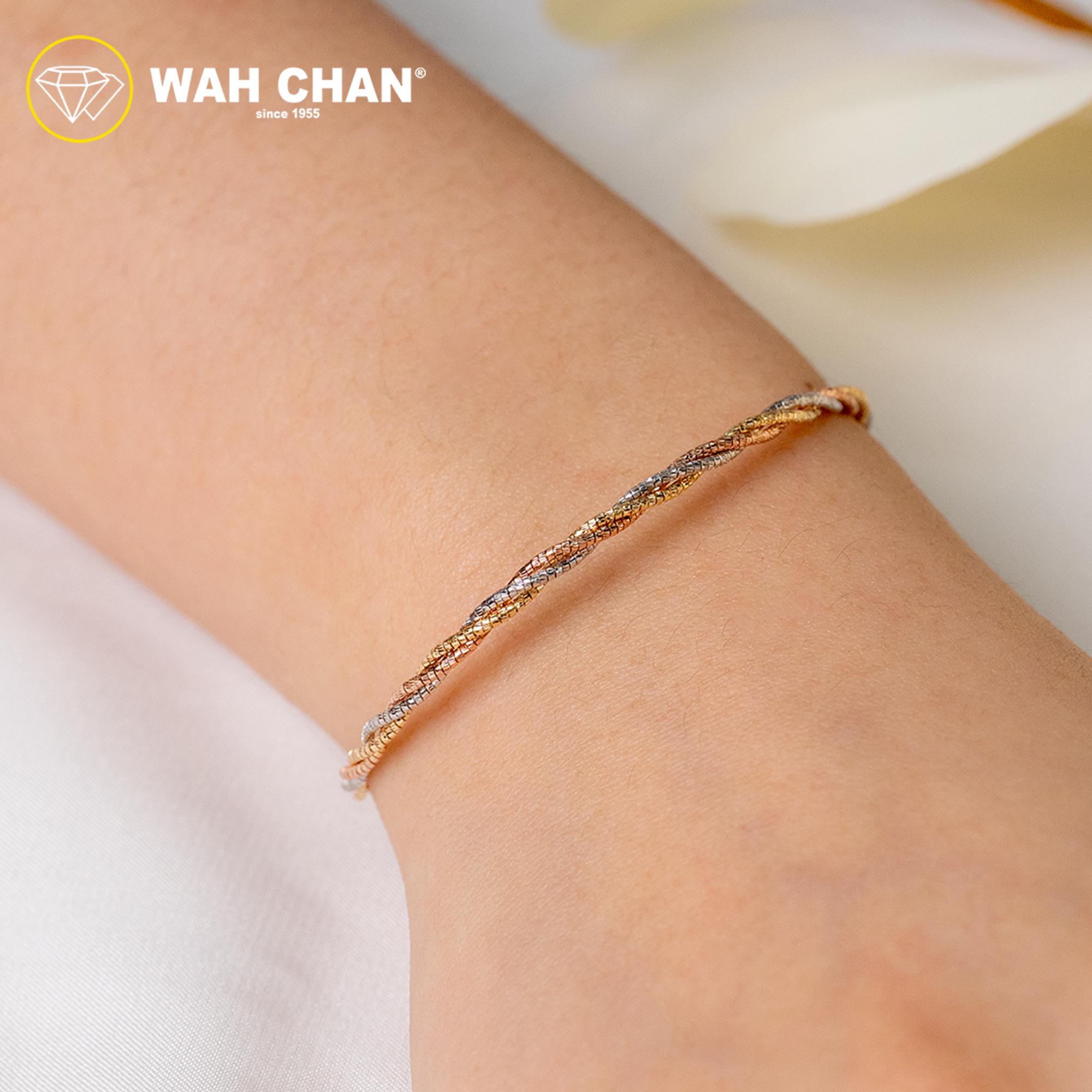 WAH CHAN S925 ITALIAN Silver Bracelet - Twisting Rope NSBCM013-3CR - Image 3