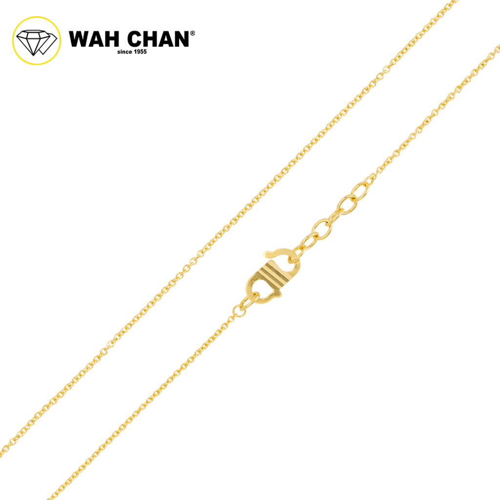 WAH CHAN 916 Gold Necklace - Rain Drop OSC1061 - Image 2