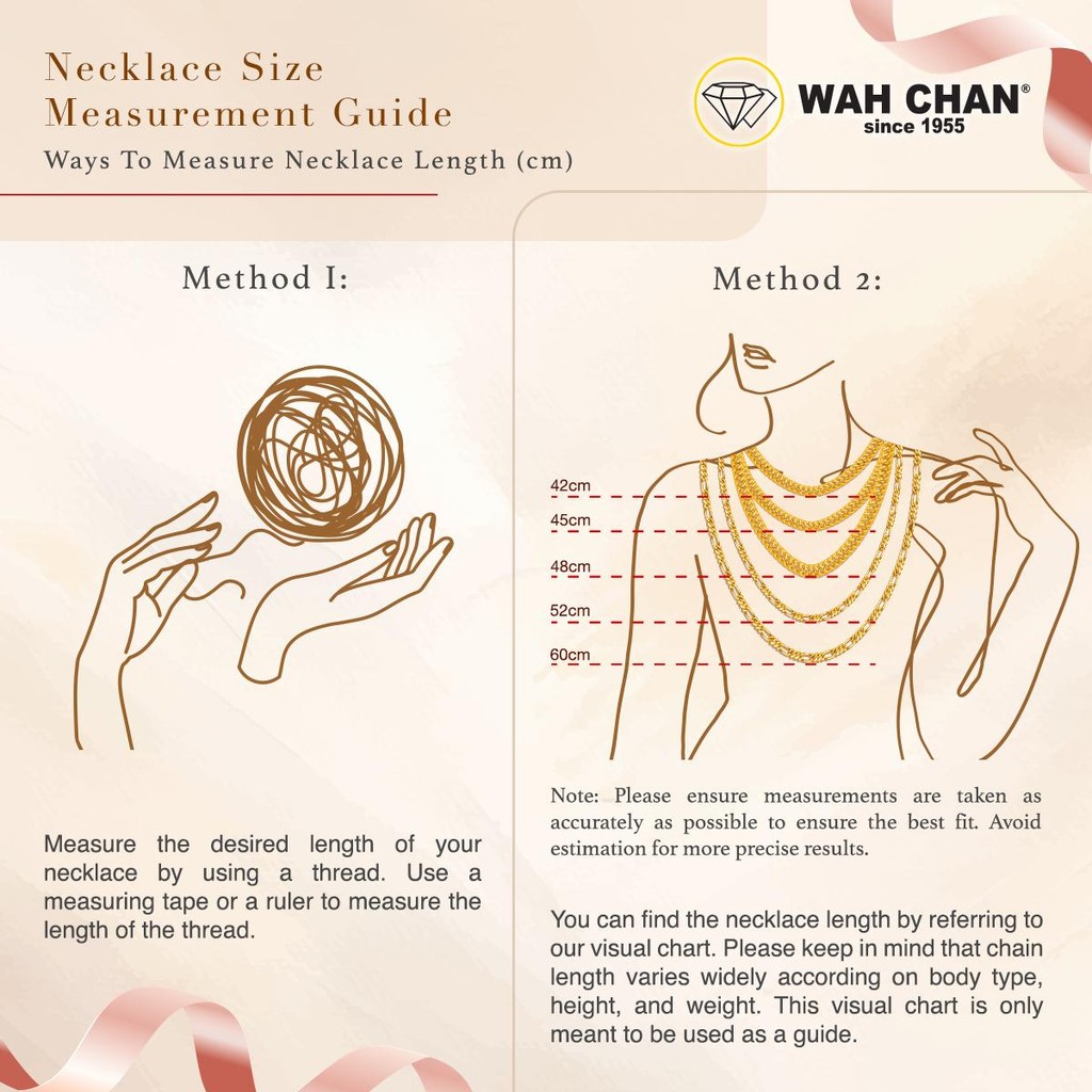 WAH CHAN 916 Gold Necklace - Rain Drop OSC1061 - Image 4