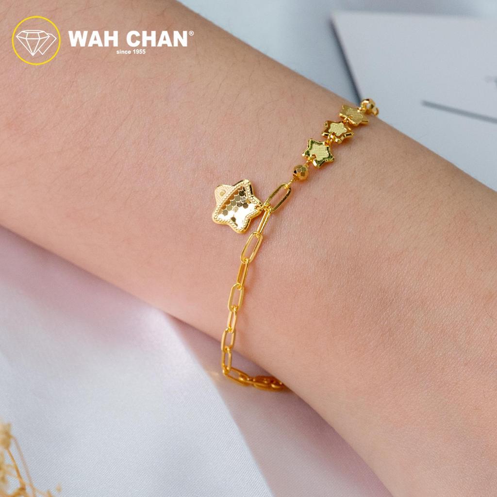 WAH CHAN S925 ITALIAN Silver Bracelet - Stars NSBCO1007 - Image 4
