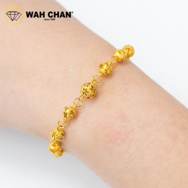 WAH CHAN 916 Gold Bracelet - Gelang Candy Star Boba OSB1268