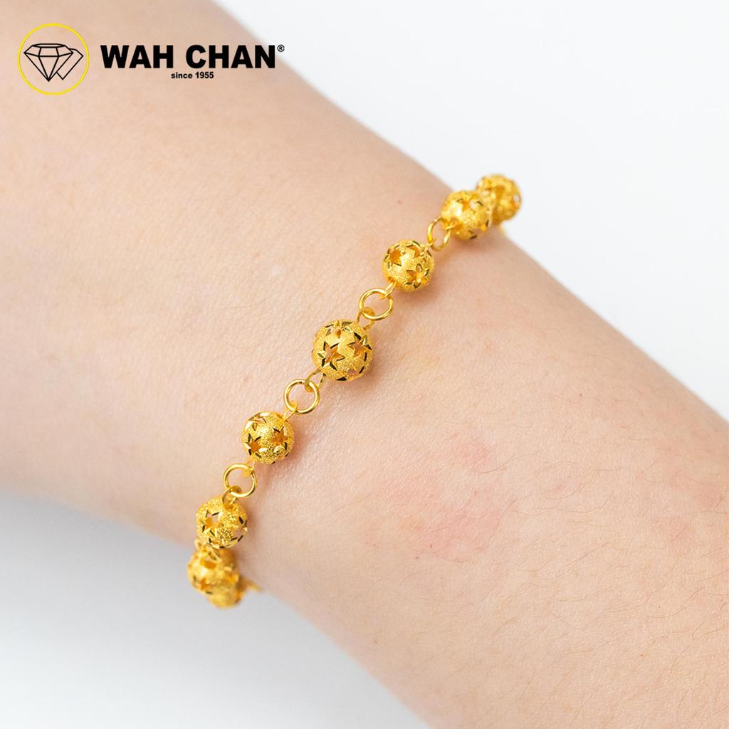 WAH CHAN 916 Gold Bracelet - Gelang Candy Star Boba OSB1268