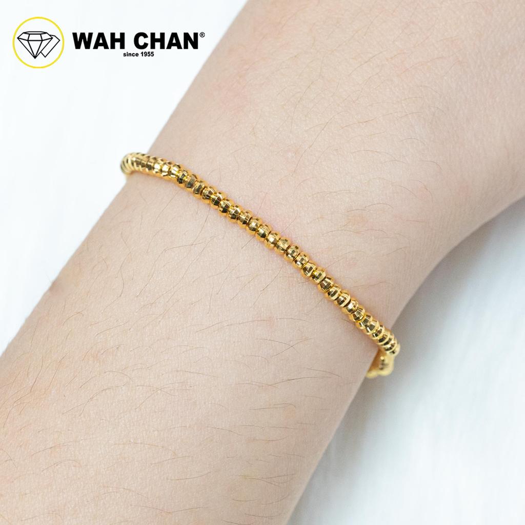 WAH CHAN 916 Gold Bracelet - Gelang Boba Berkilat OSB1280