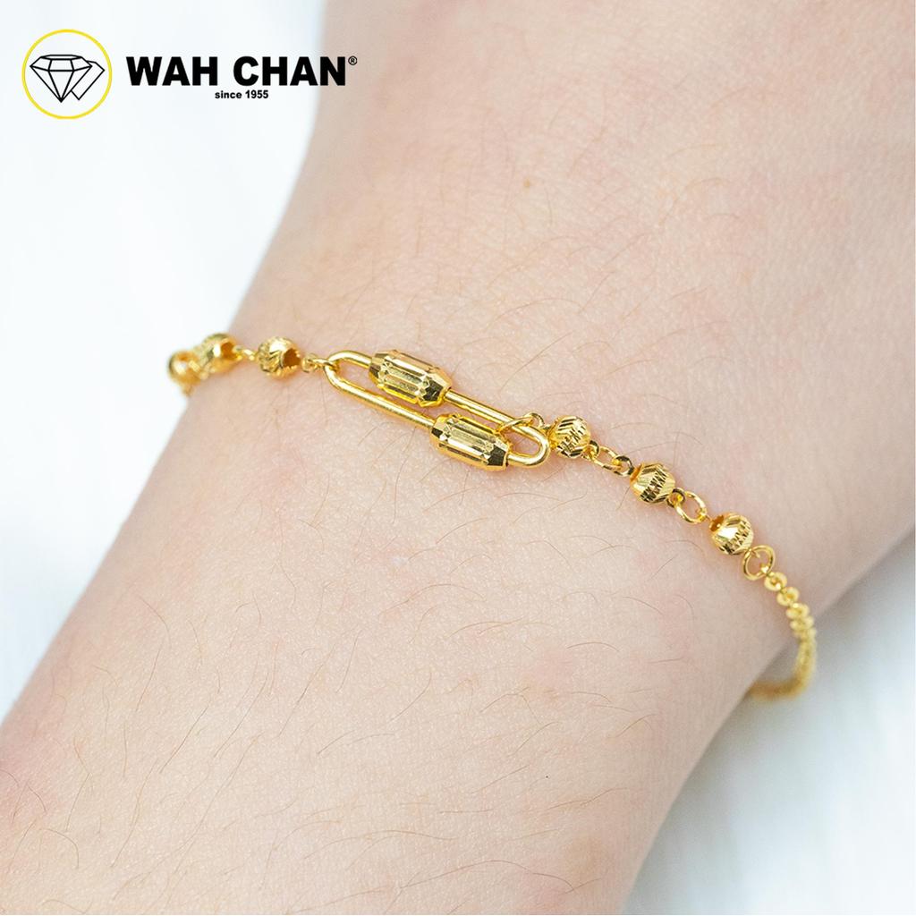 WAH CHAN 916 Gold Bracelet - Boba Kendi Oval OSB1295