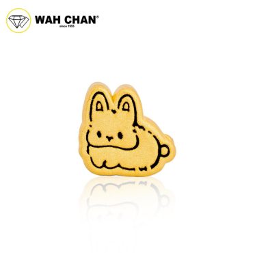 WAH CHAN 999 Gold Pendant - Rabbit B56