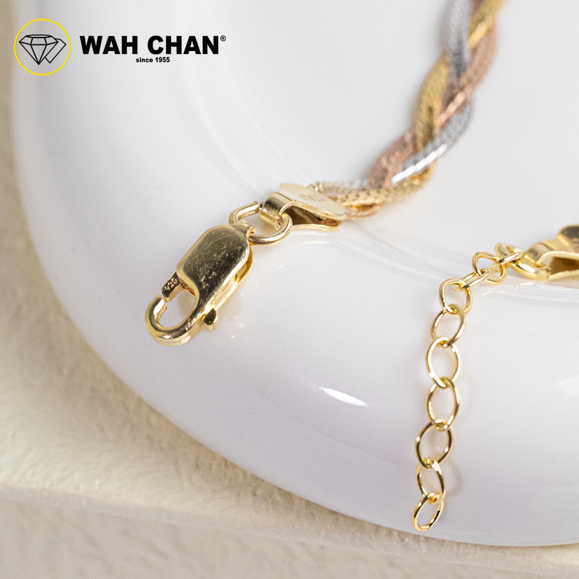 WAH CHAN S925 ITALIAN Silver Bracelet - Herringbone Mini 3C NSBLV003 - Image 3