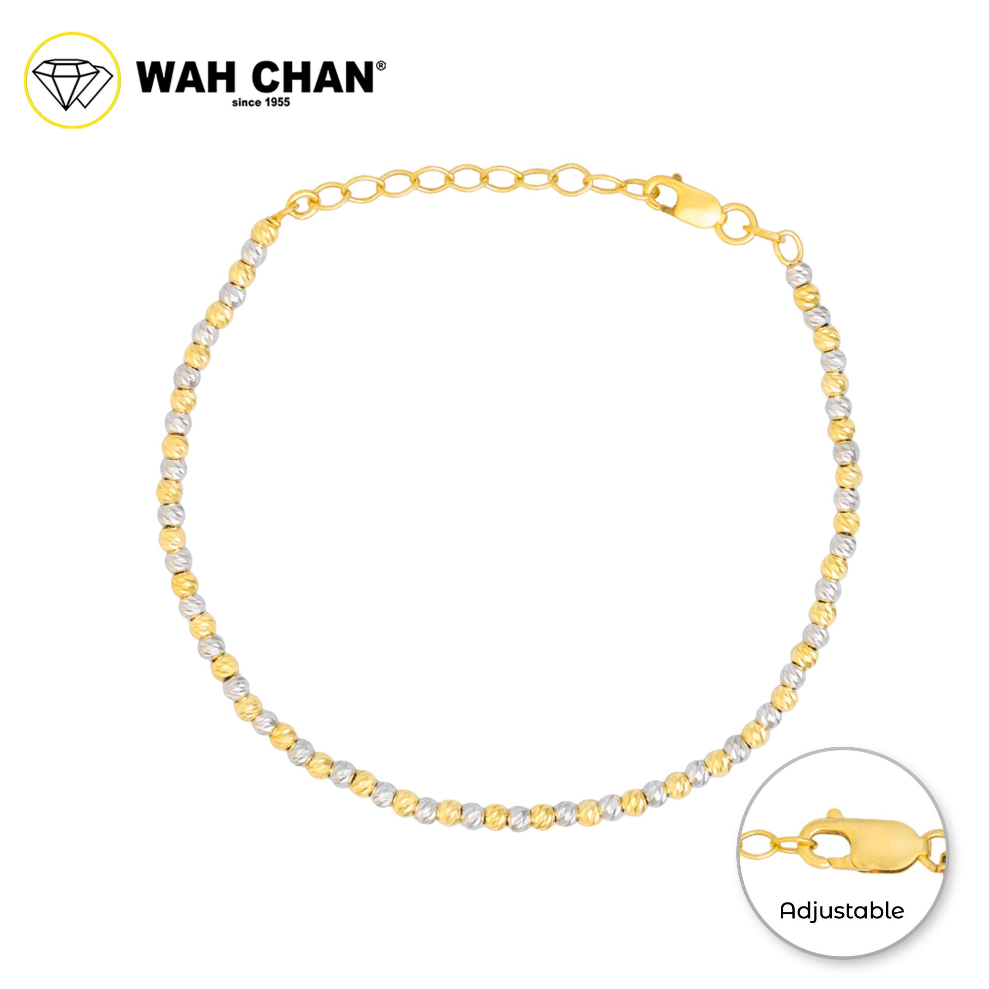 WAH CHAN S925 ITALIAN Silver Bracelet - Gelang Boba 2C NSBLV011